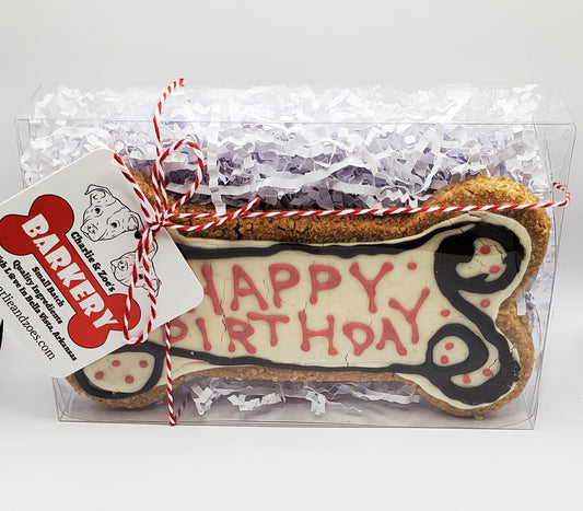 B-Day Bones Iced Cookie