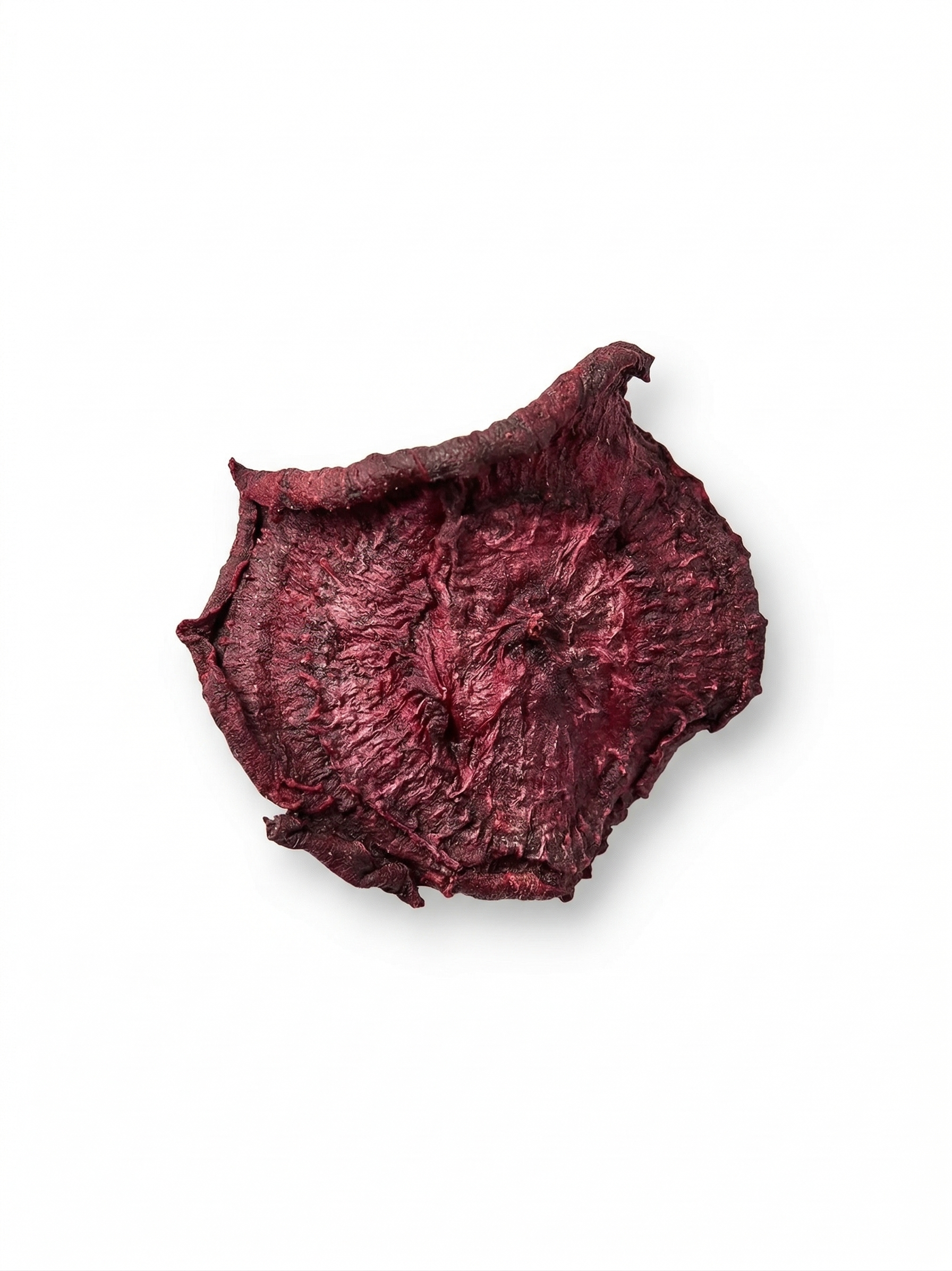 Dried beet on a white background